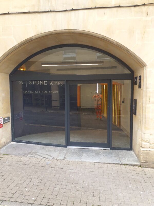 Upper Borough Walls, Bath – Automatic Entrance Replacement, MLG UK project photo